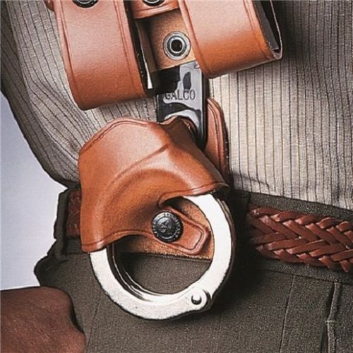 Galco sc72 standard handcuff case tan rh for system/belt for sale