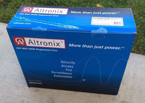 ALTRONIX AL600ULACM Power Supply 8 Fuse 12VDC Or 24VDC @ 6A