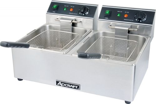 Adcraft DF-6L-2, Double Tank Deep Fryer