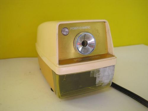 VINTAGE PANASONIC POINT-O-MATIC ELECTRIC PENCIL SHARPENER W/ LIGHT KP-33A RARE