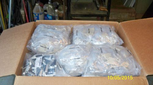 Lot of 600 DB25 Plastic Shell Hood Covers w/ Hardware NIP &amp; 50 DB25 Shells NIP