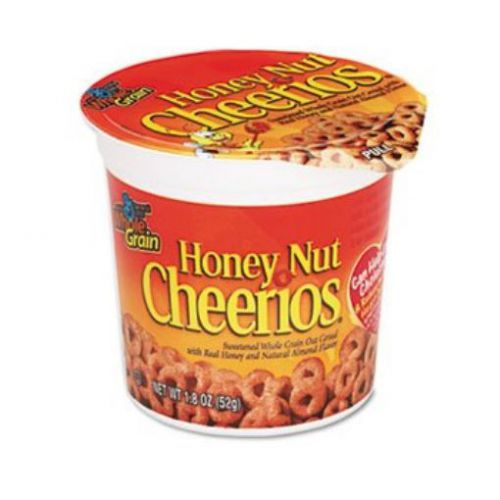 3 pack honey nut cheerios cereal  single-serve 1.8 oz cup  6/pack by general mil for sale