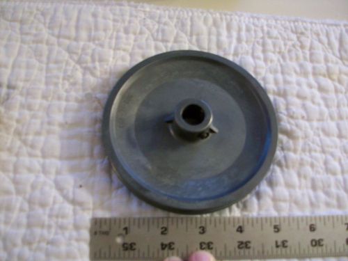 5&#034; diameter motor pulley alloy 5/8&#034; bore set screw 1/2&#034; belts #500-b-103 sears for sale
