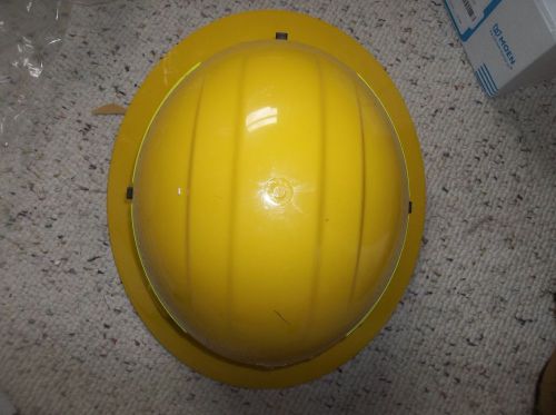 Safety helmet americiana hard hat full brim work sun protection ratchet yellow for sale