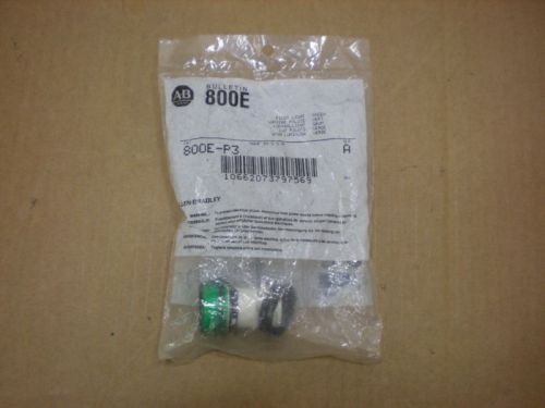 1 NIB ALLEN BRADLEY 800E-P3 800EP3 PILOT LIGHT SER A GREEN