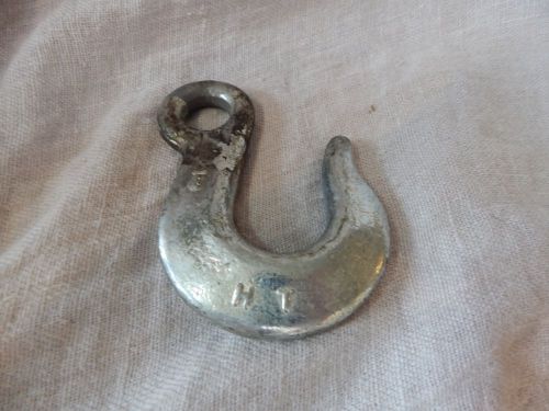 Vintage metal clevis grab hook 3/8 ht for sale