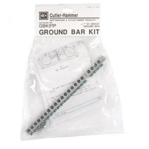 KT BAR GRD 21TERM 8.14IN AL/CU Cutler-Hammer Plastic Flexible Fittings GBK21P