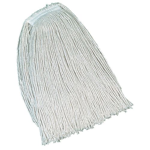 Cotton cut-end wet mop, 8 pk, rubbermaid fgv11900wh00; free shipping; (2b) for sale