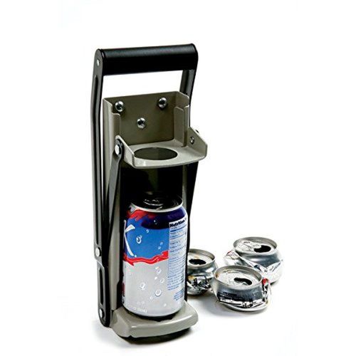 Can and bottle crusher for cans and plastic bottles with mounting hardware for sale