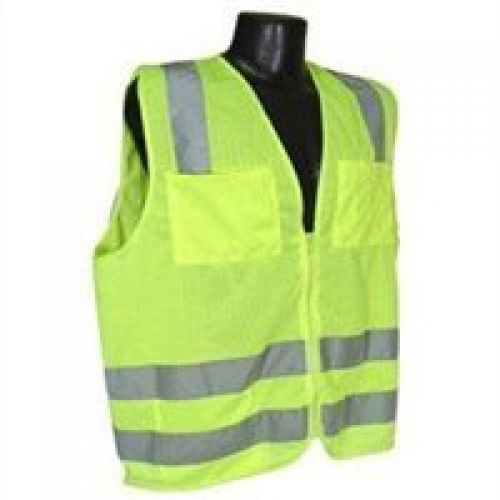 Radians SV8GMM Polyester Mesh Standard Class-2 Vest, Medium, Green