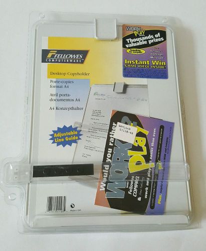 Fellowes Office Suites Desktop Workstation Copyholder  Non-magnetic NIB