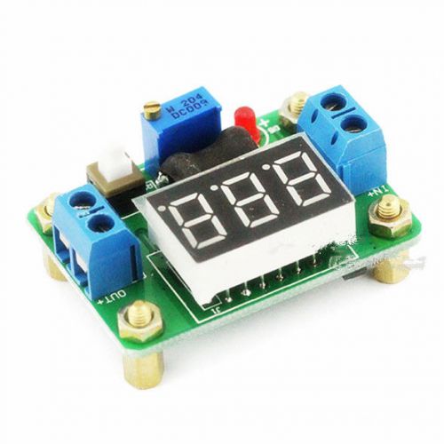 DC-DC synchronous rectifier power module with display 4.5-24V ultra LM2596