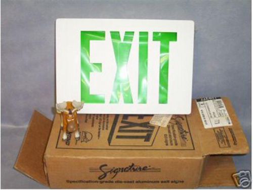 Lithonia LE SW 1 R 120/277 Green Light Exit Sign