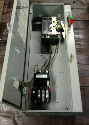 GE 300 LINE CONTROL SIZE 0 STARTER W/ ENCLOSURE