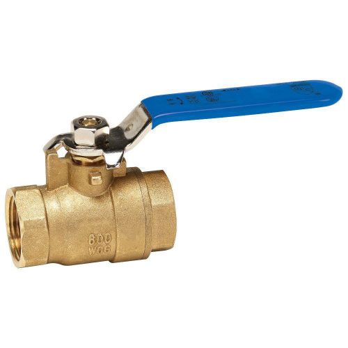 Homewerks Worldwide 114-2-1-1, 1 in Brass FPT x FPT Full Port Ball Valve