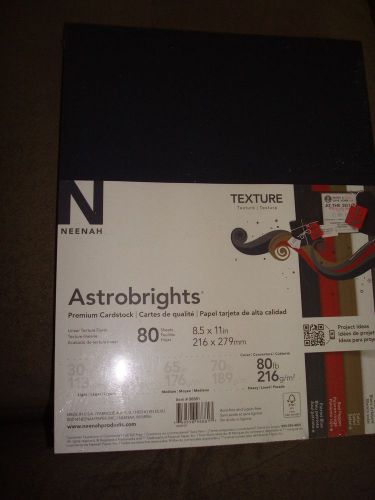 NEENAH ASTROBRIGHTS TEXTURE PREMIUM CARDSTOCK 80 LB