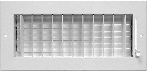 Accord Ventilation Accord ABSWWHA126 Sidewall/Ceiling Register with 1-Way