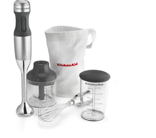 KitchenAid Fruits &amp; Vegetables Immersion Blender and Juicers in Contour Silver