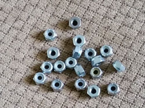 Stainless steel nylon insert lock nuts 10-32 (500 ea) for sale