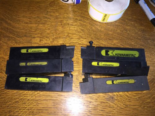 QTY 6 KENNAMETAL TURNING TOOL HOLDER NSL 203D, NRL 203D, NELL 203D, NDPLR 204D