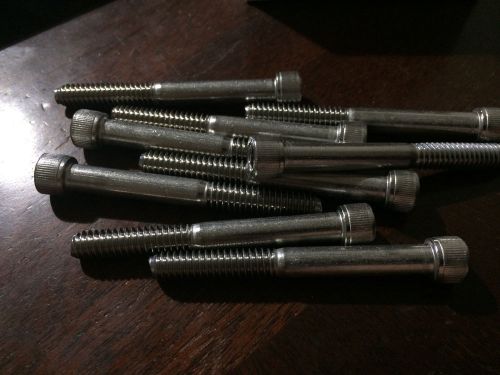 316 Stainless Socket  Head Cap Screw 1/4-20 x 2 1/4&#034;   9ea