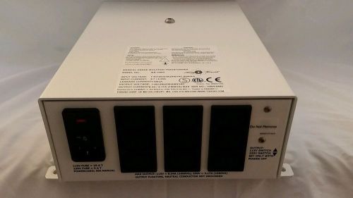 Toroid corporation isb-100w medical grade isolation transformer for sale