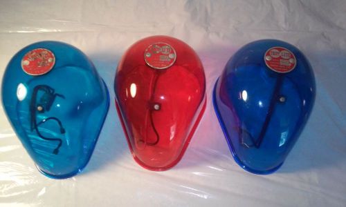 Vintage tripp lite emergency red beacon light dash teardrop lenses  car truck for sale