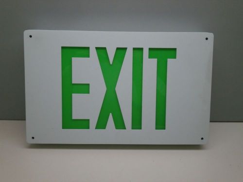 Lightolier ldsnugw single face self-powered exit sign with emergency battery for sale