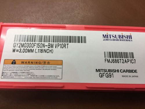 MITSUBISHI GY2M0300F150N-BM VP10RT (Lot of 10 Inserts)