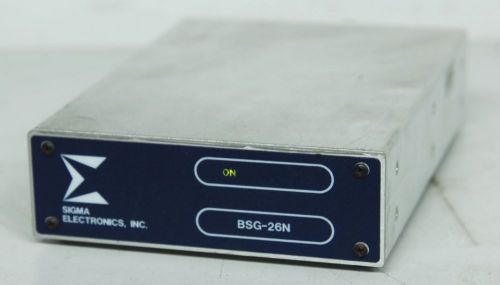 Sigma Electronics BSG-26N Black Signal Generator