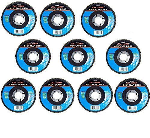 Cal-hawk 20 pack 4-1/2&#034; auto body sanding flap discs 80 grit, fast ship for sale