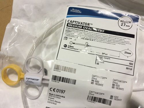 One- Boston Scientific # 6232: CAPTIVATOR Snare, 27mm x 240cm MEDIUM, 2017-03