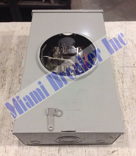 40007-01F Meter Socket Type HQ-7 200 Amp 600 Volt 3 Phase