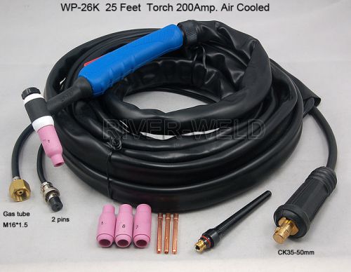 WP-26K-25-2E 200A WP-26 SR-26 TIG welding torch New