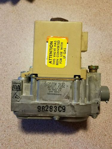 Honeywell sv9500m 2682 smart gas valve lp converted used working furnace hvac for sale