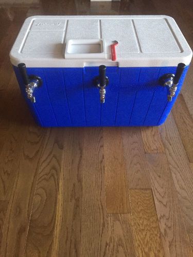 Jockey Box 2x50ft Two Tap Draft Beer Kegerator  Stainless Steel Coils DBX250