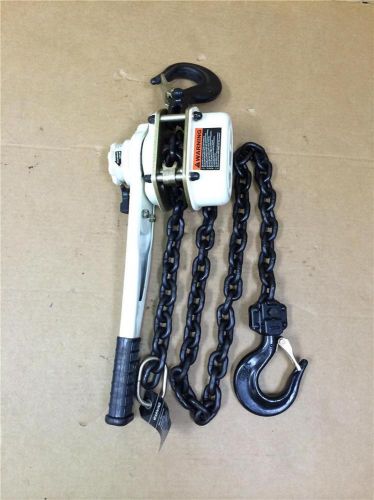 Industrial heavy duty 3/4 ton jet lever hoist come along 10ft puller 275010 for sale