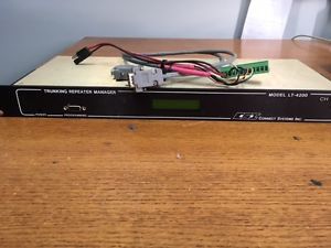 Connect Systems Inc Trunking Repeater Manager Model LT-4200