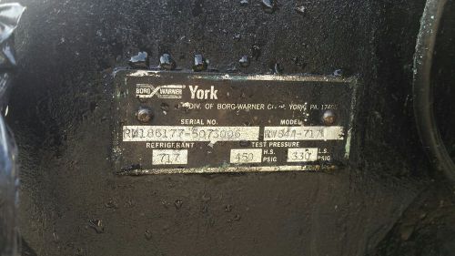 York BW Ammonia Compressors  8 cyl