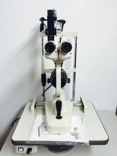 Topcon SL-2E Slit Lamp with Haag Streit 870 Tenometer