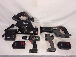 PORTER-CABLE Tool Set w/ Bag Circular Saw - Work Light - Drill - Sawzall &amp; More!