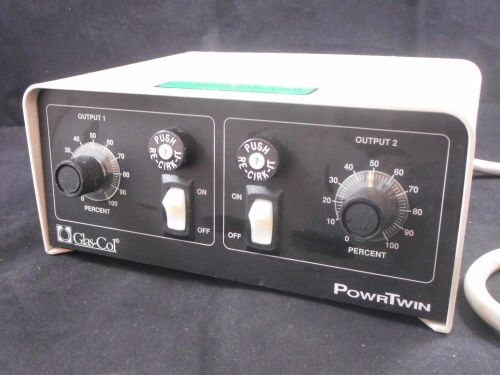 Glas-col powrtwin 14a heating mantle proportional power controller 104a pl1202 for sale