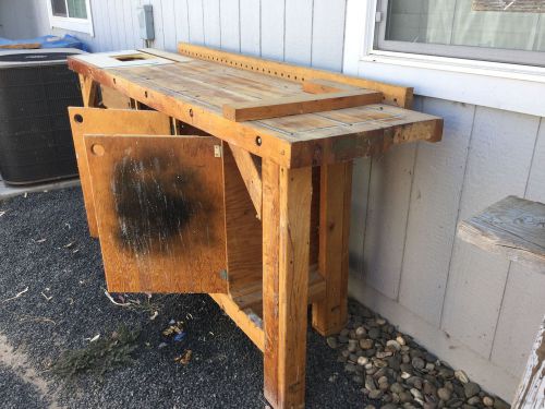 wood shop bench