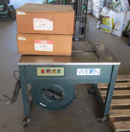 Wilton Semi-Automatic Strapping Machine 2 ULINE - S-5691 included