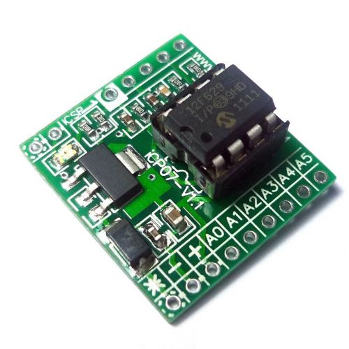 Bid! icp07 iboard tiny (microchip 8pin pic12f1840 io board) for sale