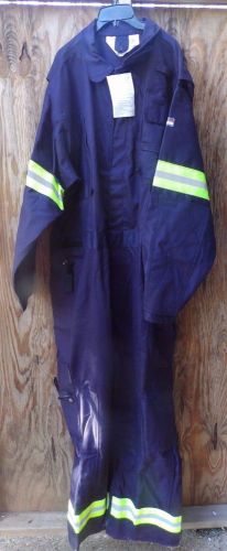 NEW lakeland Fyrban FR 5XL regular 64-66 long sleeve front zip coveralls