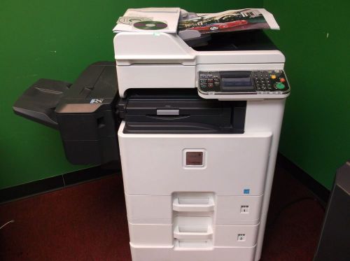 Kyocera task alpha 255c color copier networked print scan 2 sided copy stapler for sale