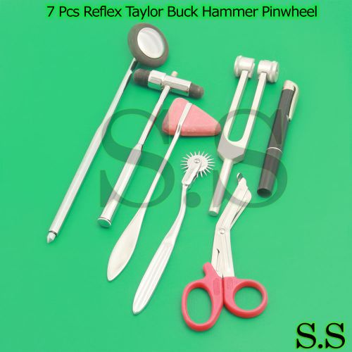 SET OF 7 PCS REFLEX TAYLOR BABINSKI QUEEN SQUARE BUCK HAMMER PINWHEEL PENLIGHT