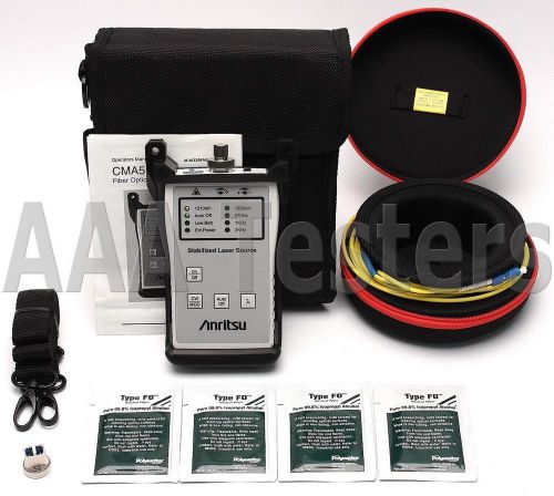 Anritsu CMA5 5L35-SU SM Fiber Optic Laser Light Source CMA 5 5L35