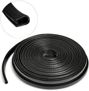 32Ft Car Door Edge Guards U Shape Trim Rubber Seal Protector 10M Universal Fit